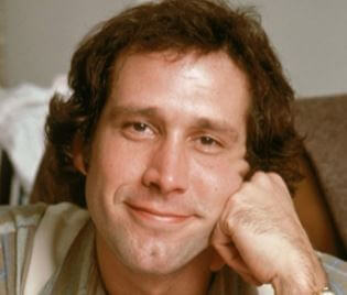 Jacqueline Carlin ex-husband Chevy Chase while young.